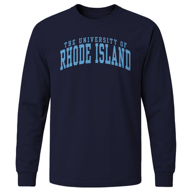 University of Rhode Island Classic Long Sleeve T-Shirt (Navy)
