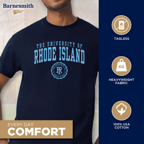 University of Rhode Island Heritage T-Shirt (Navy)