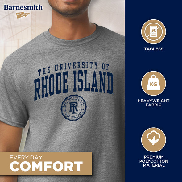 University of Rhode Island Heritage T-Shirt (Charcoal Grey)