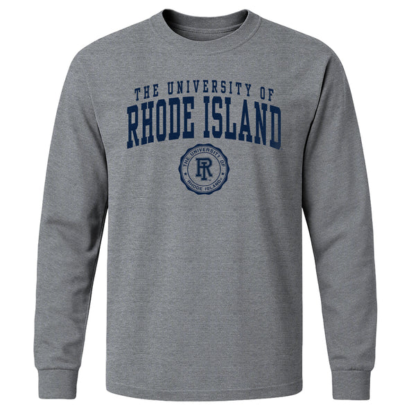 University of Rhode Island Heritage Long Sleeve T-Shirt (Charcoal Grey)