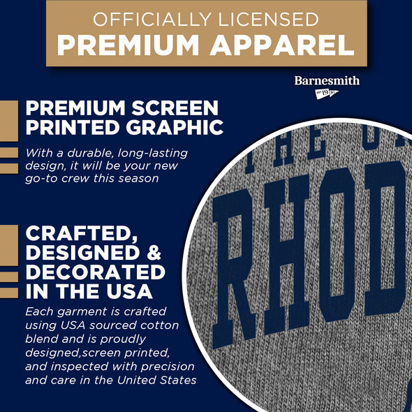 University of Rhode Island Heritage Sweatshirt (Charcoal Grey)