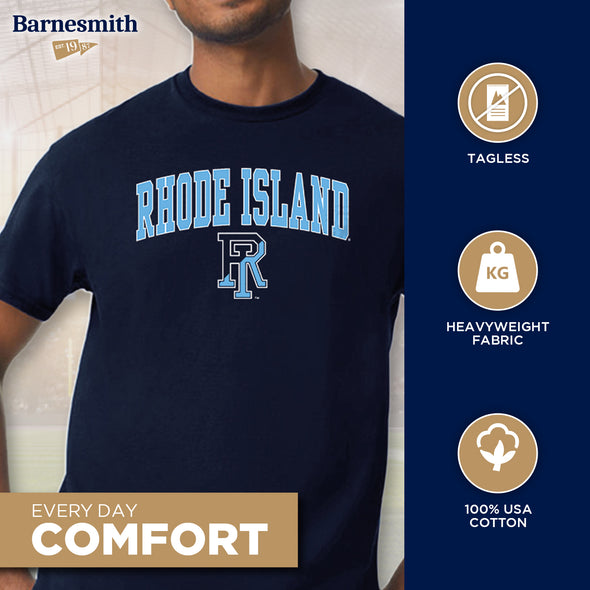 University of Rhode Island Spirit T-Shirt (Navy)