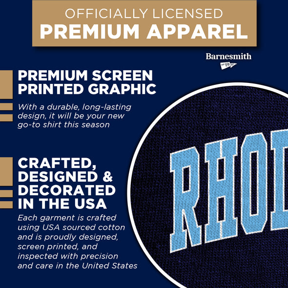 University of Rhode Island Spirit T-Shirt (Navy)