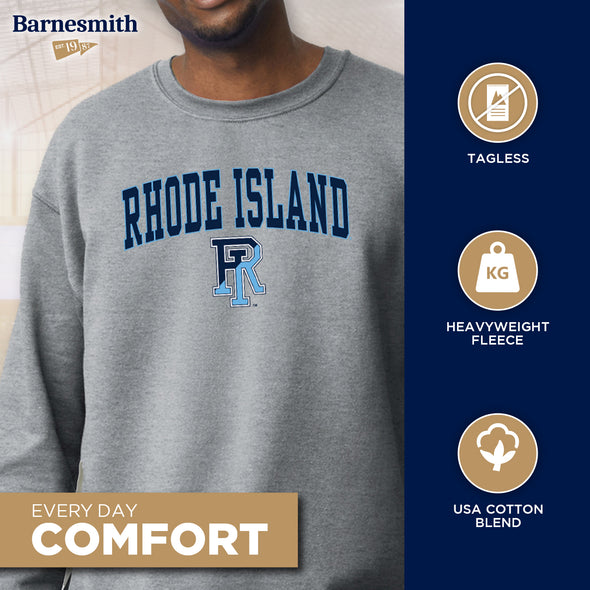 University of Rhode Island Spirit Sweatshirt (Charcoal Grey)