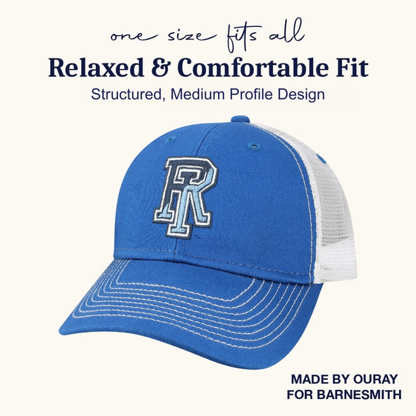 University of Rhode Island Sideline Trucker Hat One-Size (Royal/White)