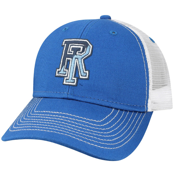 University of Rhode Island Sideline Trucker Hat One-Size (Royal/White)