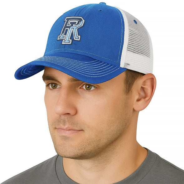 University of Rhode Island Sideline Trucker Hat One-Size (Royal/White)