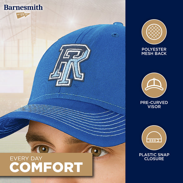 University of Rhode Island Sideline Trucker Hat One-Size (Royal/White)