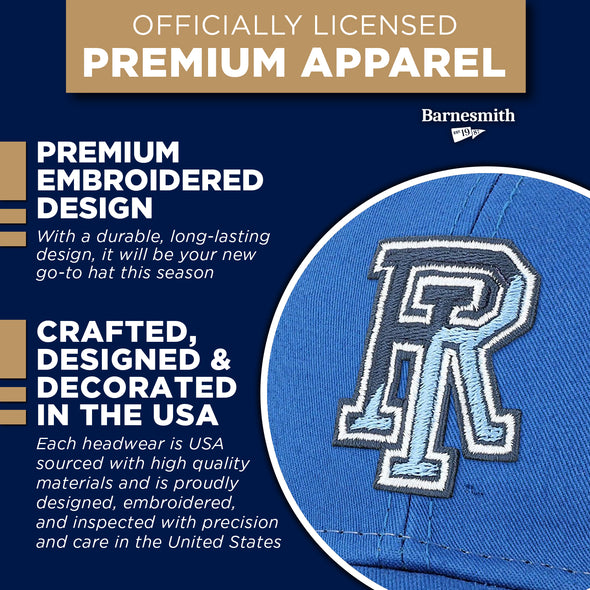 University of Rhode Island Sideline Trucker Hat One-Size (Royal/White)