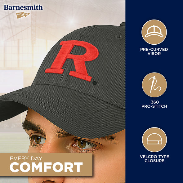 Rutgers University Spirit Baseball Hat One-Size (Black)