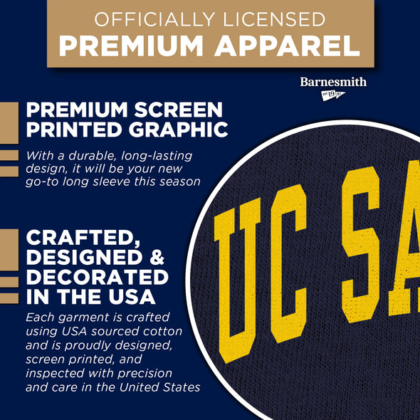 UC San Diego Classic Long Sleeve T-Shirt (Navy)