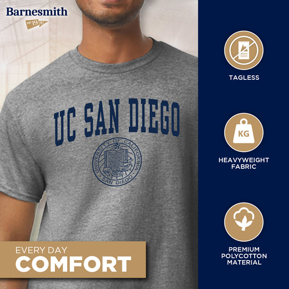 UC San Diego Heritage T-Shirt (Charcoal Grey)