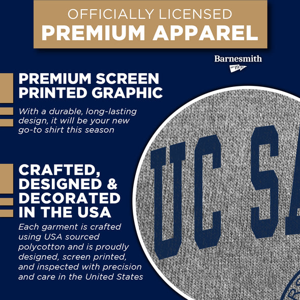 UC San Diego Heritage T-Shirt (Charcoal Grey)