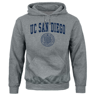 UC San Diego Heritage Hooded Sweatshirt (Charcoal Grey)