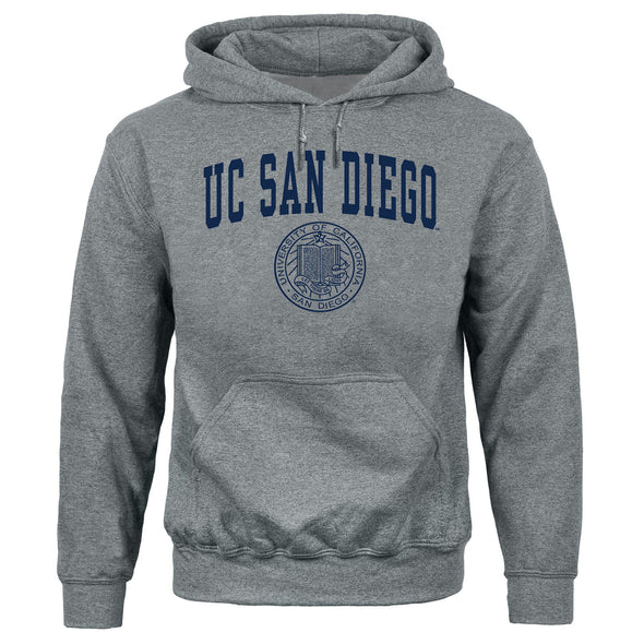 UC San Diego Heritage Hooded Sweatshirt (Charcoal Grey)