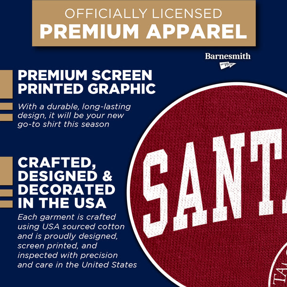 Santa Clara University Heritage T-Shirt (Cardinal)
