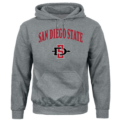 San Diego State University Heritage Hooded Sweatshirt (Charcoal Grey)