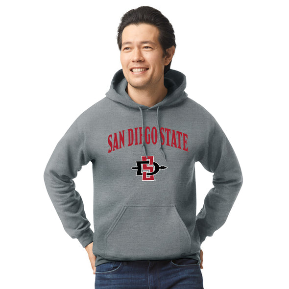 San Diego State University Heritage Hooded Sweatshirt (Charcoal Grey)