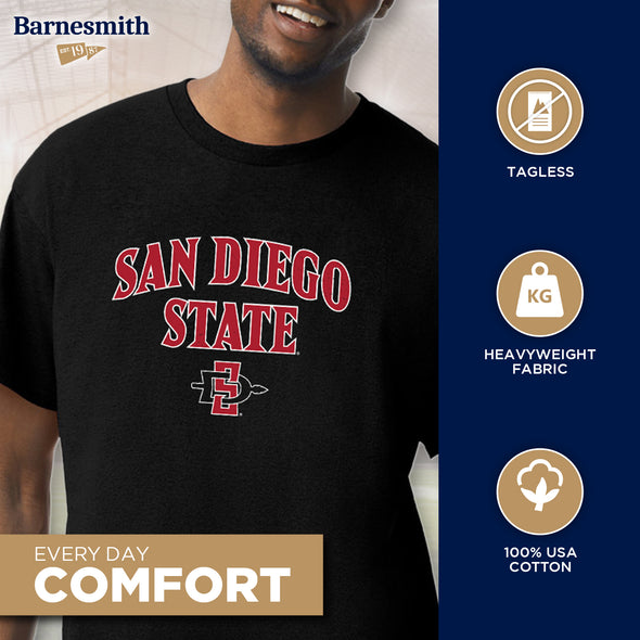 San Diego State University Spirit T-Shirt (Black)