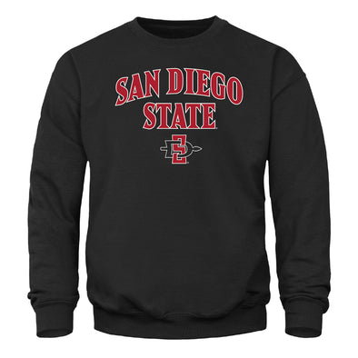 San Diego State University Spirit Sweatshirt (Black)