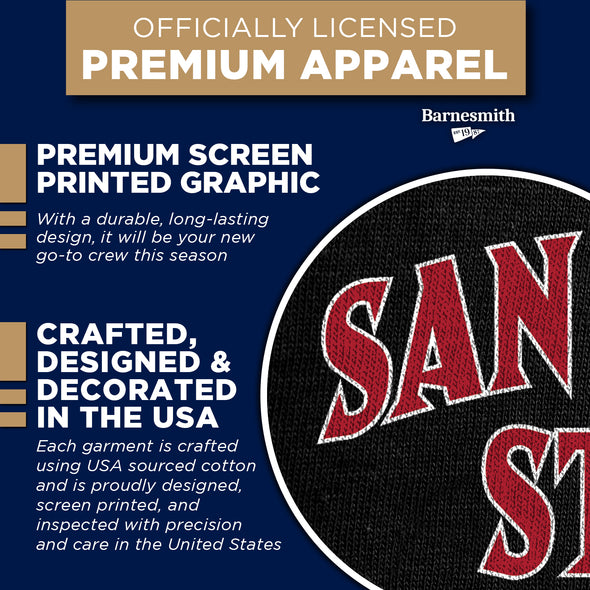 San Diego State University Spirit Sweatshirt (Black)