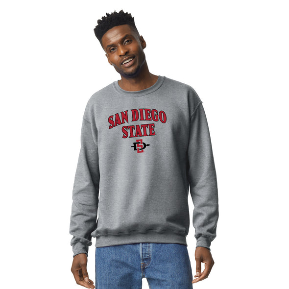 San Diego State University Spirit Sweatshirt (Charcoal Grey)