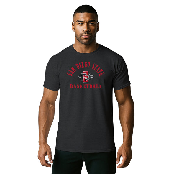 San Diego State University Basketball T-Shirt (Black)