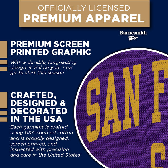 San Francisco State University Classic T-Shirt (Purple)