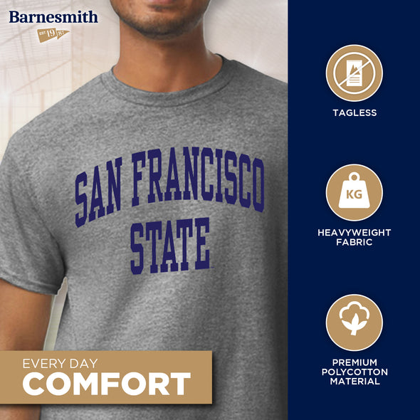 San Francisco State University Classic T-Shirt (Charcoal Grey)