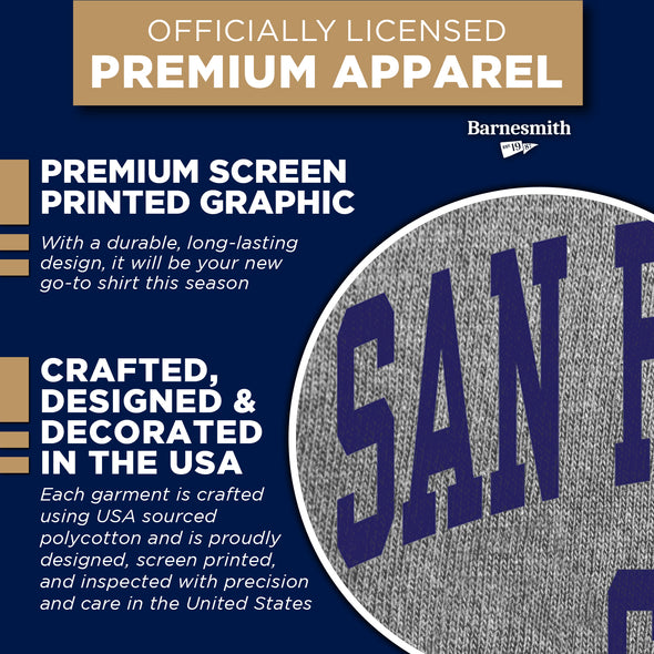San Francisco State University Classic T-Shirt (Charcoal Grey)