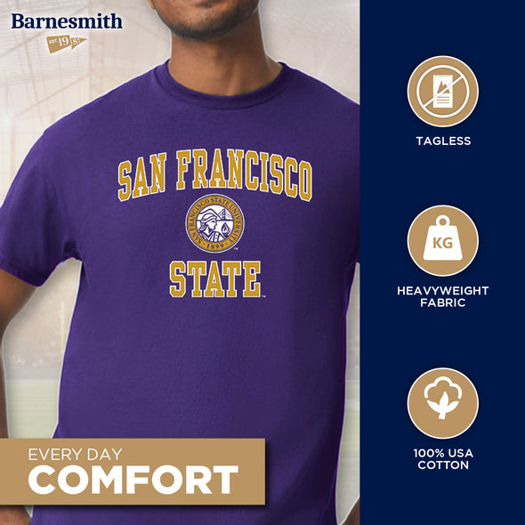 San Francisco State University Heritage T-Shirt (Purple)