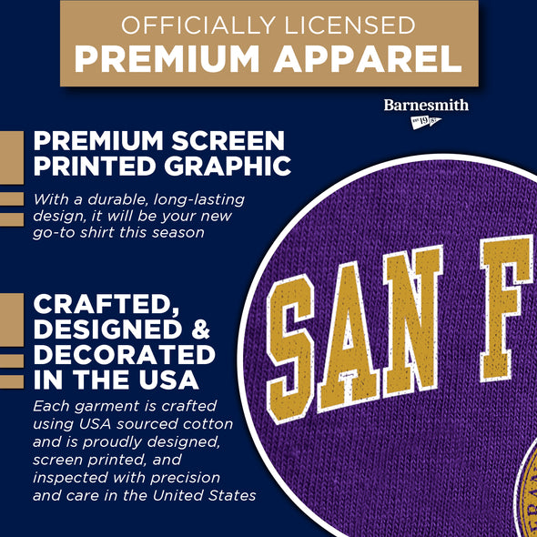 San Francisco State University Heritage T-Shirt (Purple)