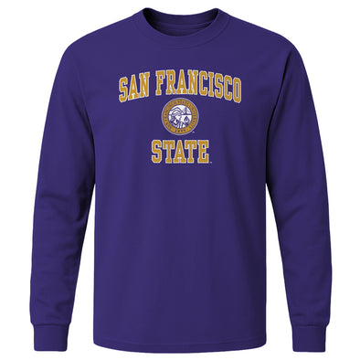 San Francisco State University Heritage Long Sleeve T-Shirt (Purple)