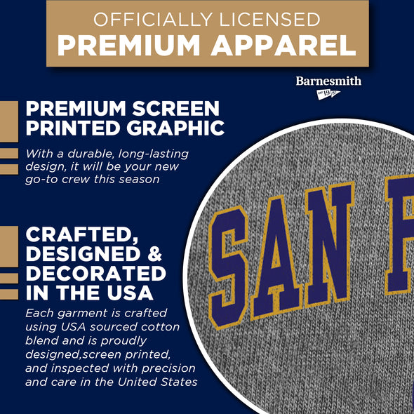 San Francisco State University Heritage Sweatshirt (Charcoal Grey)