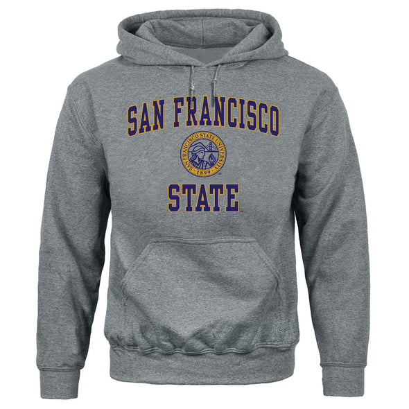 San Francisco State University Heritage Hooded Sweatshirt (Charcoal Grey)