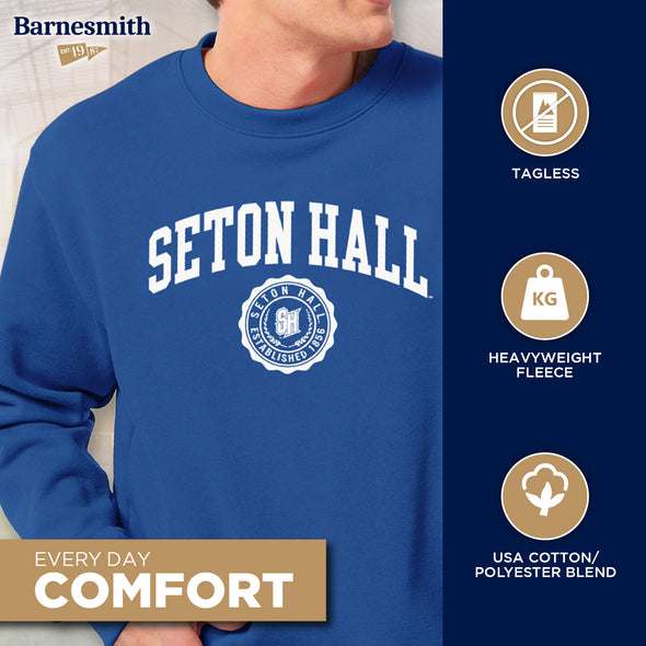 Seton Hall University Heritage Sweatshirt (Royal Blue)