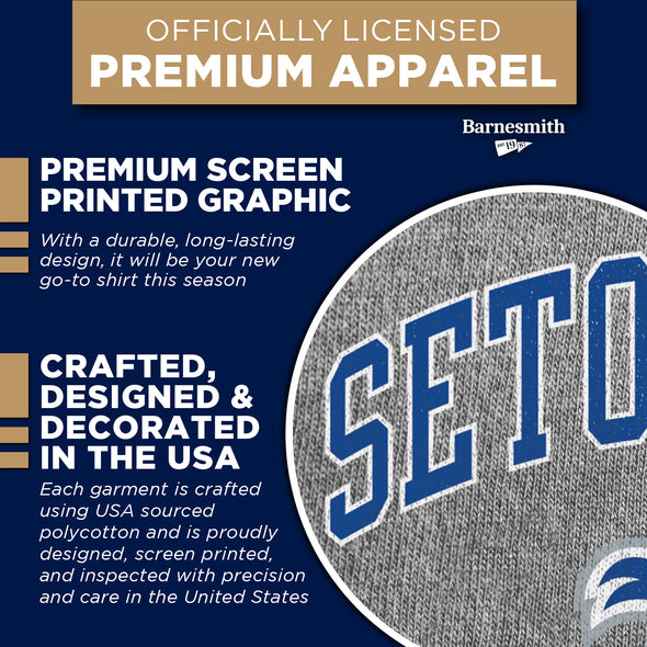 Seton Hall University Spirit T-Shirt (Charcoal Grey)