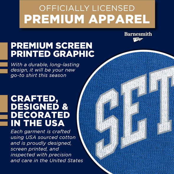 Seton Hall University Spirit T-Shirt (Royal Blue)