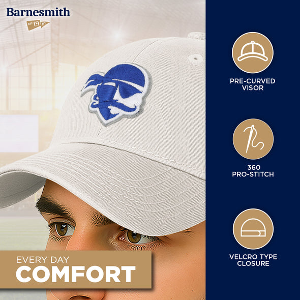 Seton Hall University Spirit Baseball Hat One-Size (White)