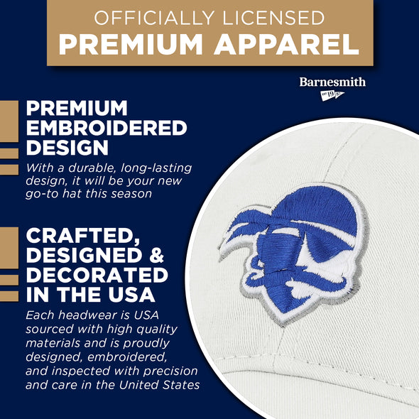 Seton Hall University Spirit Baseball Hat One-Size (White)