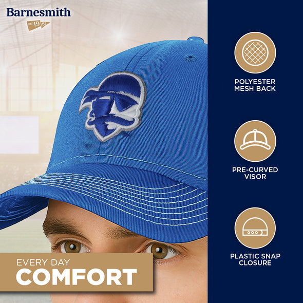 Seton Hall University Sideline Trucker Hat One-Size (Royal/White)