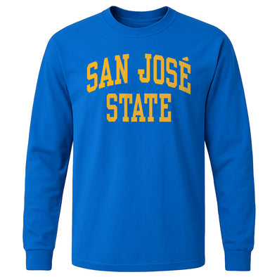 San Jose State University Classic Long Sleeve T-Shirt (Royal Blue)