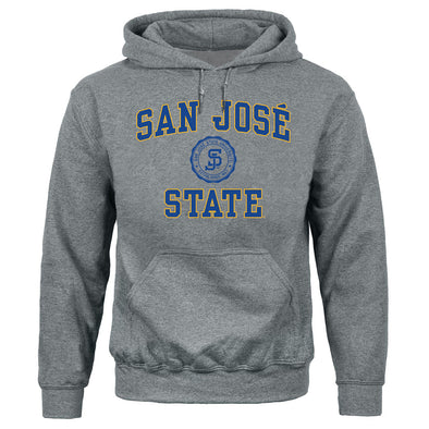 San Jose State University Heritage Hooded Sweatshirt (Charcoal Grey)