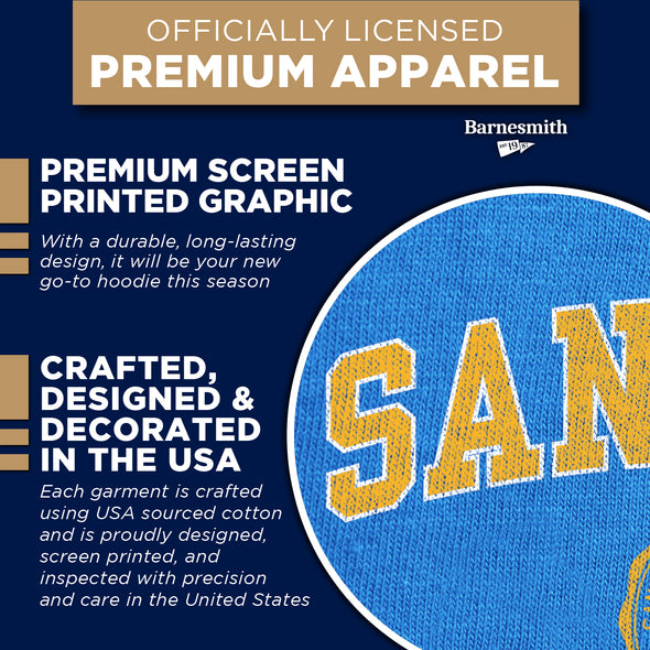 San Jose State University Heritage Hooded Sweatshirt (Royal Blue)