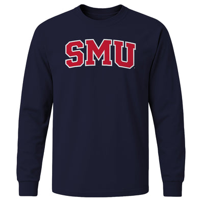 Southern Methodist University SMU Classic Long Sleeve T-Shirt (Navy)