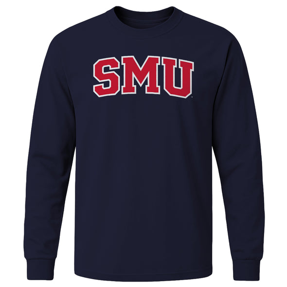 Southern Methodist University SMU Classic Long Sleeve T-Shirt (Navy)