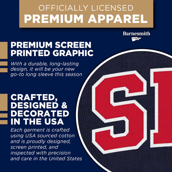 Southern Methodist University SMU Classic Long Sleeve T-Shirt (Navy)
