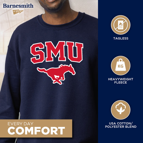 Southern Methodist University Heritage Sweatshirt (Navy)