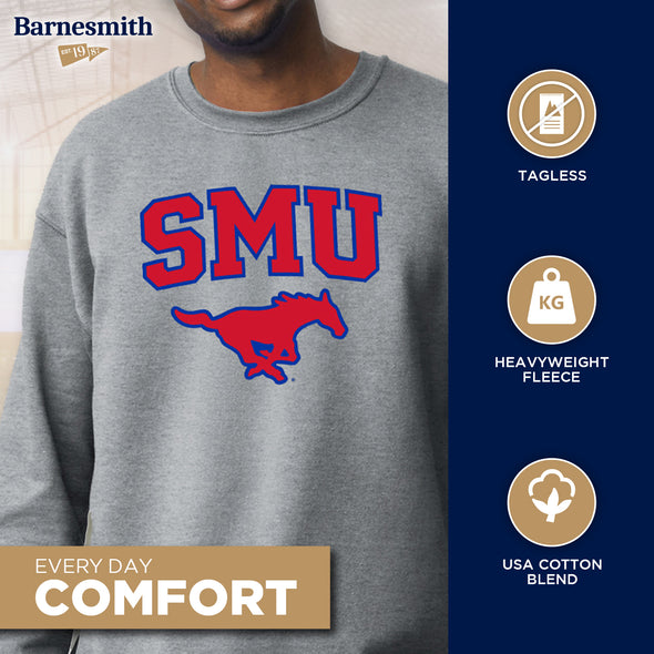 Southern Methodist University Heritage Sweatshirt (Charcoal Grey)