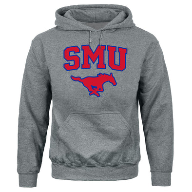 Southern Methodist University Heritage Hooded Sweatshirt (Charcoal Grey)